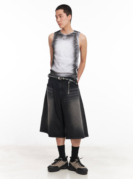 mens-washed-cotton-logo-tank-top-iy505