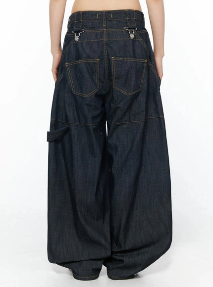 ami-wide-leg-cargo-jeans-iy526
