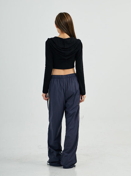 Wrap Crop Hoodie CS27