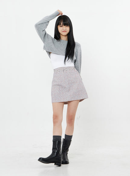 Bolero Knit Crop Top BS26