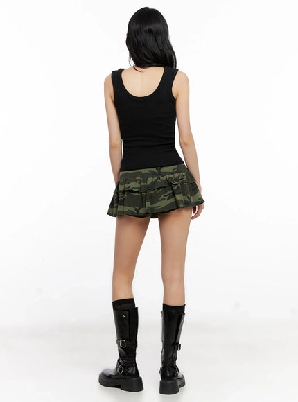 camo-ruffle-mini-skirt-ig508