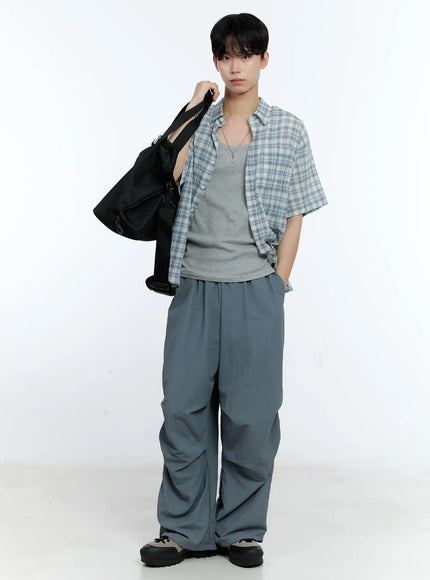 mens-checkered-button-up-shirt-ig501