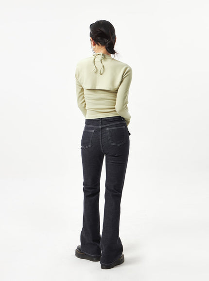 Pocket Bootcut Jeans CA320