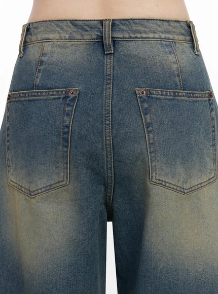 tata-vintage-dark-blue-washed-wide-leg-jeans-ij528