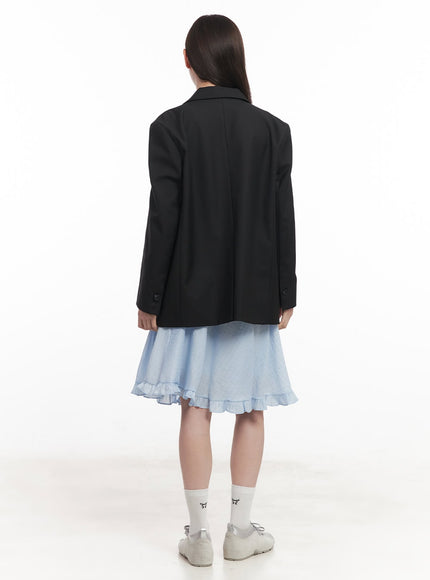 Essential Oversize Blazer Jacket IY509