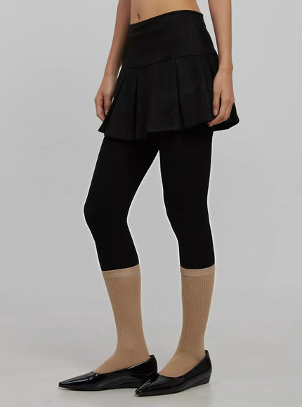 Pleated Mini Skirt IJ509