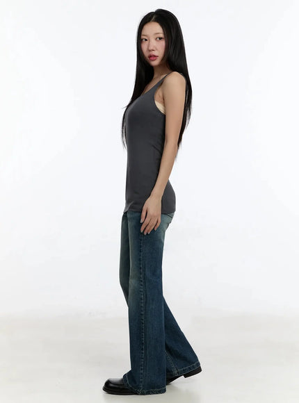 Basic U-Neck Tank Top IM509