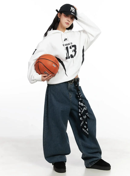 Aleena Mid-Wash Baggy Jeans IN528