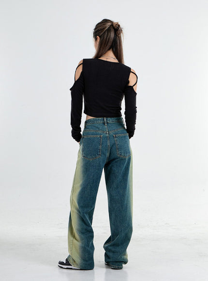 Simple Off Shoulder Crop Top CO04