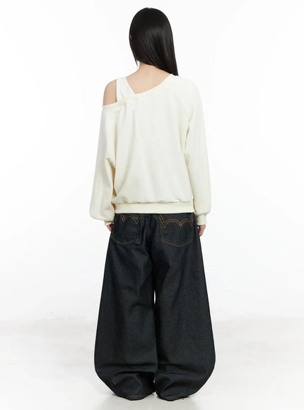 Casual Asymmetric Sweatshirt IM523