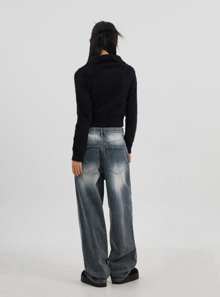 Baggy Low-Rise Jeans Unisex CJ326