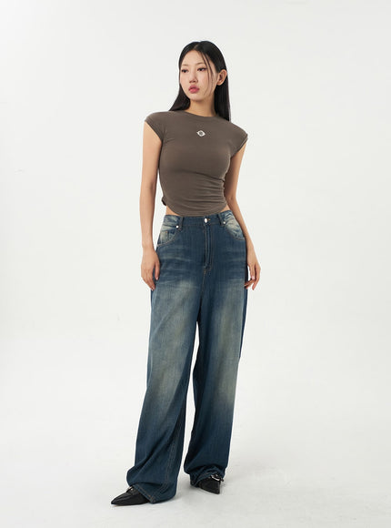 Baggy Low Rise Jeans CA326