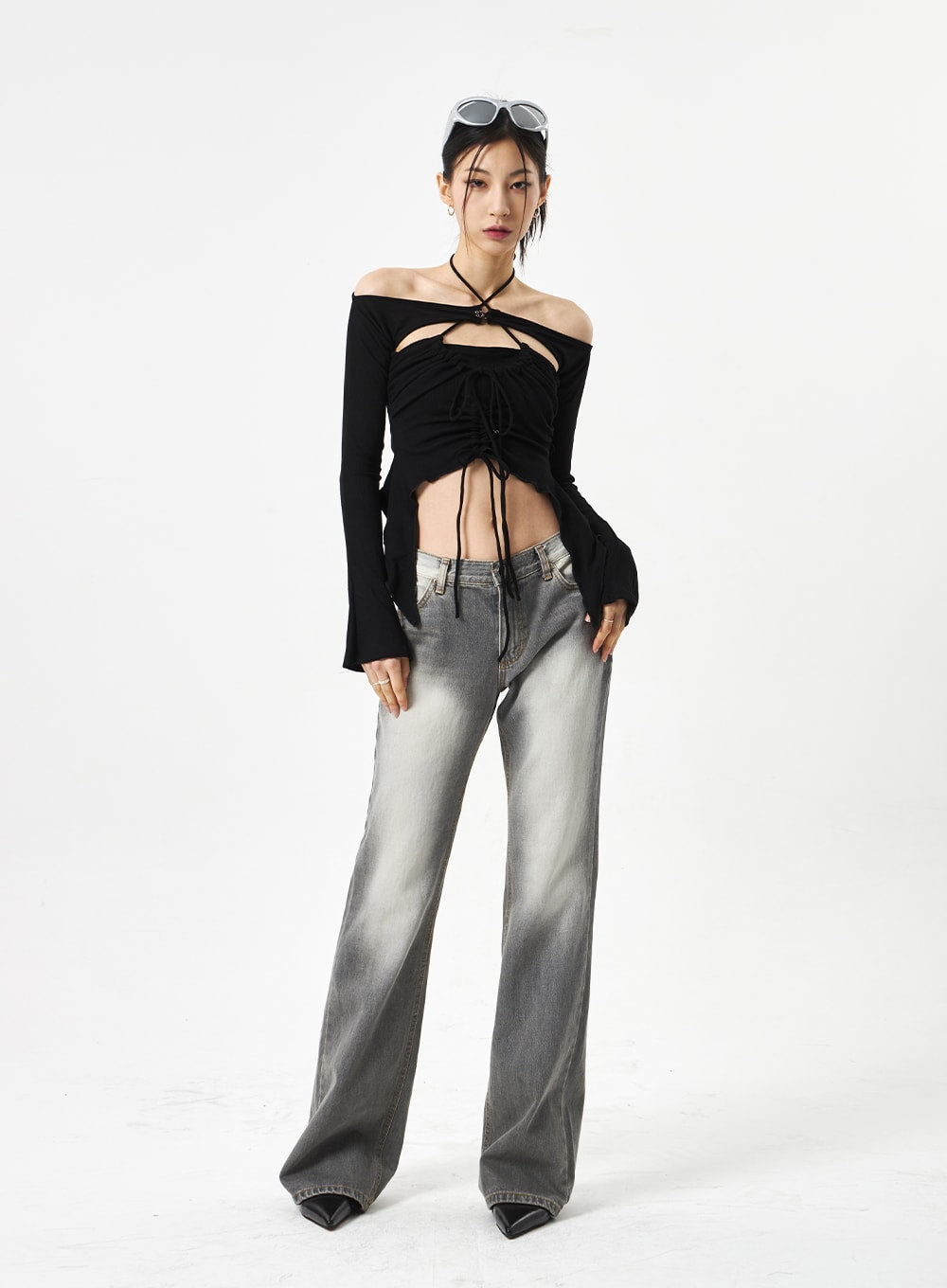 Strap Top And Bolero Set CA310