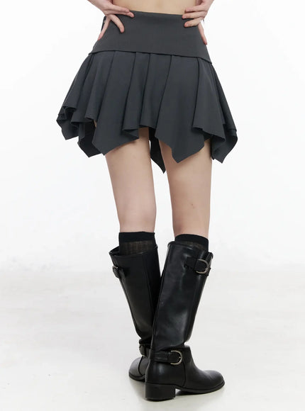 asymmetric-foldover-waist-mini-skirt-iy511