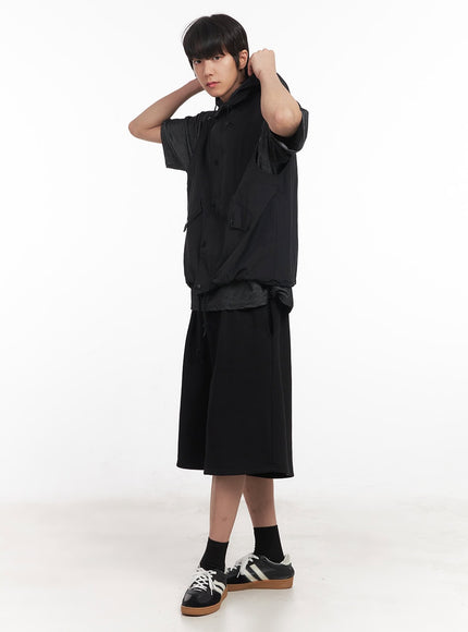Men's Comfy Wide-Fit Sweatshorts IA511