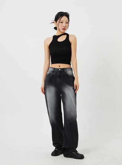 Cut Out Tank Top CF328
