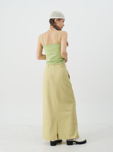 Tailored Maxi Skirt CJ08
