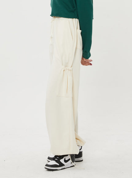Drawstring Pocket Track Pants BF316