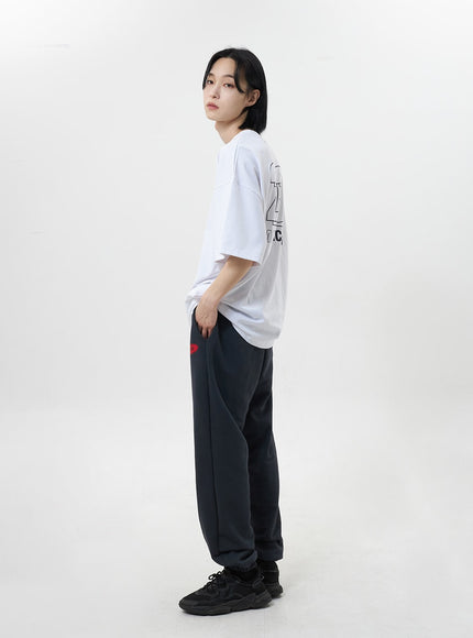 Graphic Track Pants Unisex CY319