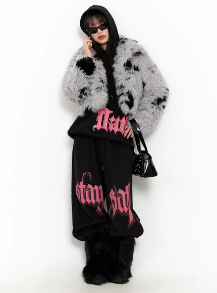 Light Merle Faux Fur Jacket IN503