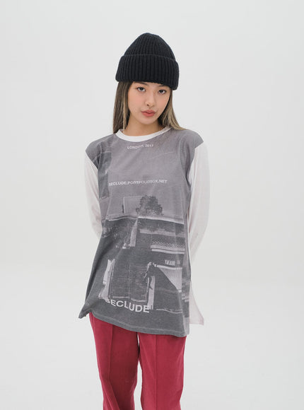 Puffer Jacket with Line Detail