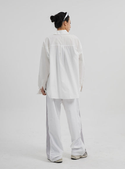 Drawstring Baggy Track Pants CF308