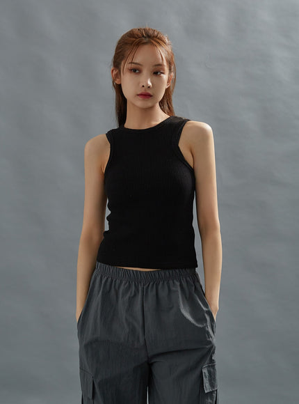 Loose Fit String Cargo Pants CG01