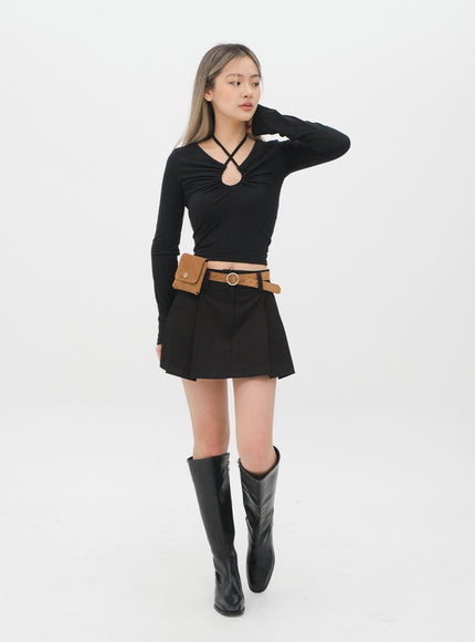 Halter neck Cropped Top C2001