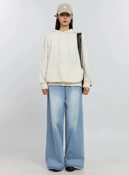 Ramos Washed Wide-Leg Jeans IS516