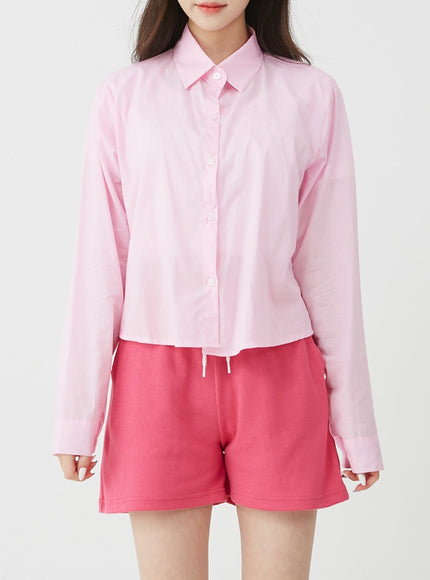 Everyday Summer Cropped Shirt BU1