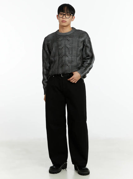 mens-vintage-washed-cable-knit-pullover-sweater-if511