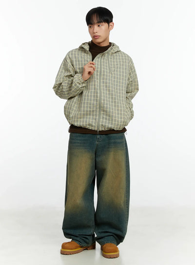 mens-plaid-windbreaker-jacket-if510