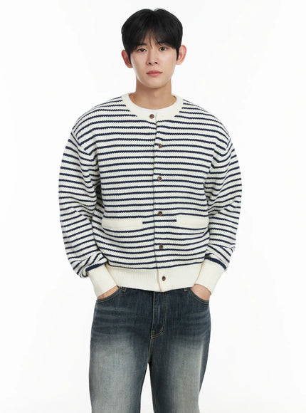 mens-striped-waffle-knit-cardigan-if517