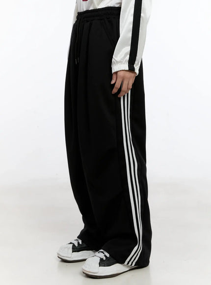 mens-casual-track-pants-in512 / Black