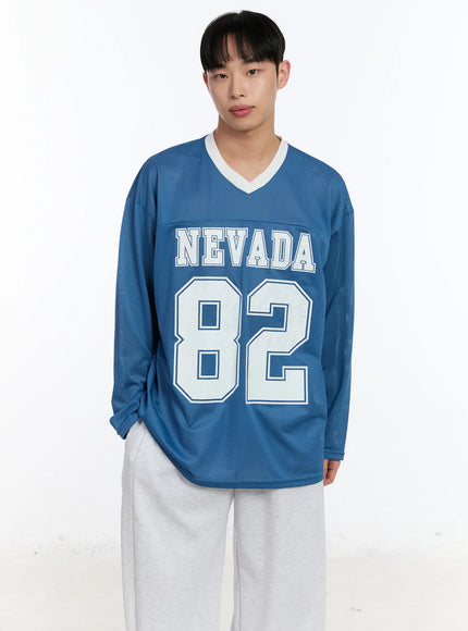 mens-graphic-jersey-long-sleeve-ia508 / Blue