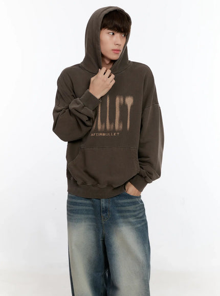 Men's Warped Graphic Hoodie IS529