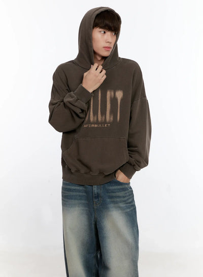 Men's Warped Graphic Hoodie IS529