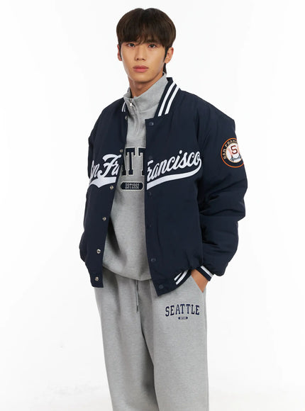 mens-san-francisco-varsity-jacket-id511 / Dark blue