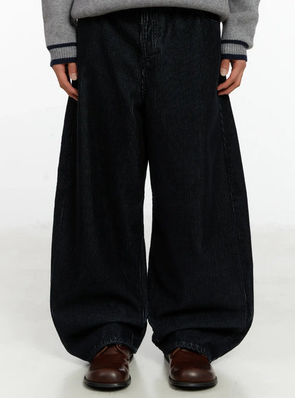 mens-corduroy-wid-leg-pants-id524 / Dark blue