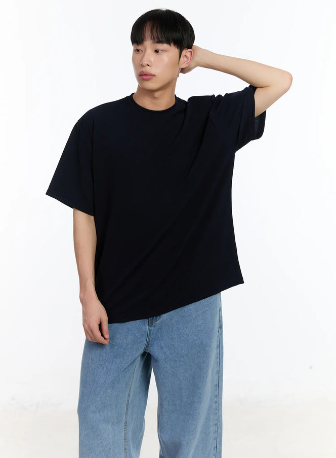 mens-basic-t-shirt-ia508 / Dark blue