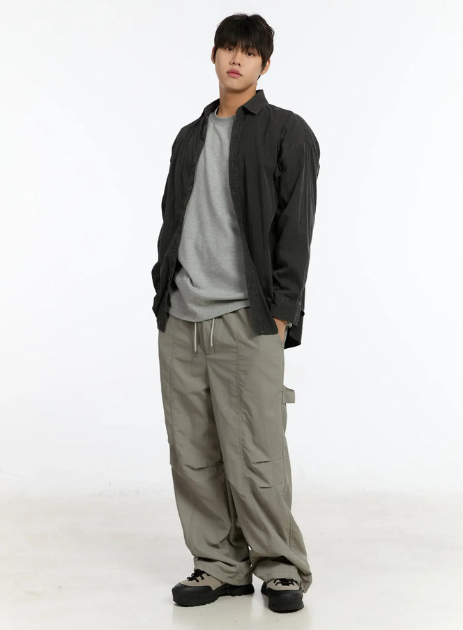 mens-nylon-shirt-im503 / Dark gray