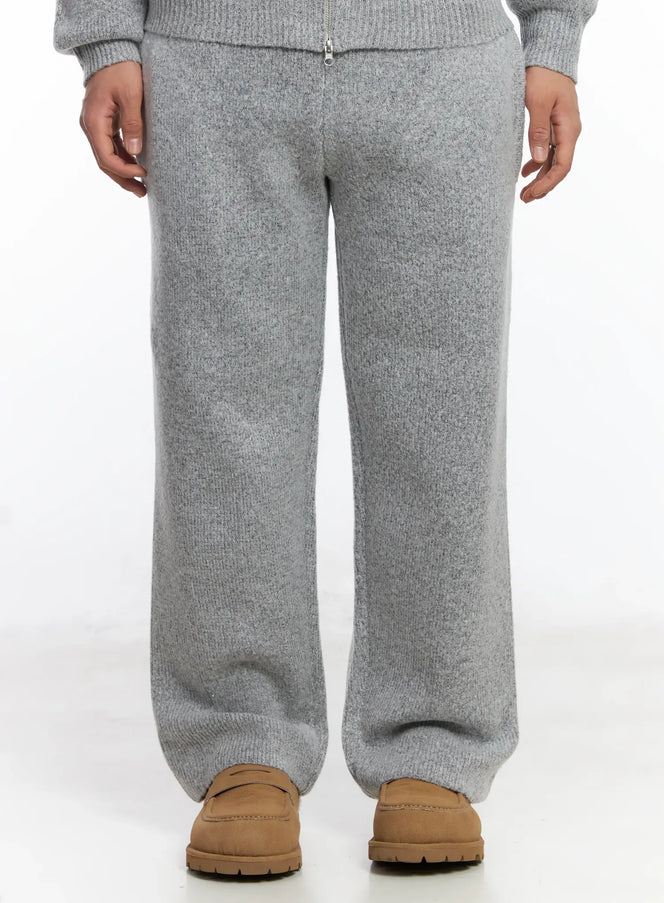 mens-soft-knit-lounge-pants-ij527 / Gray