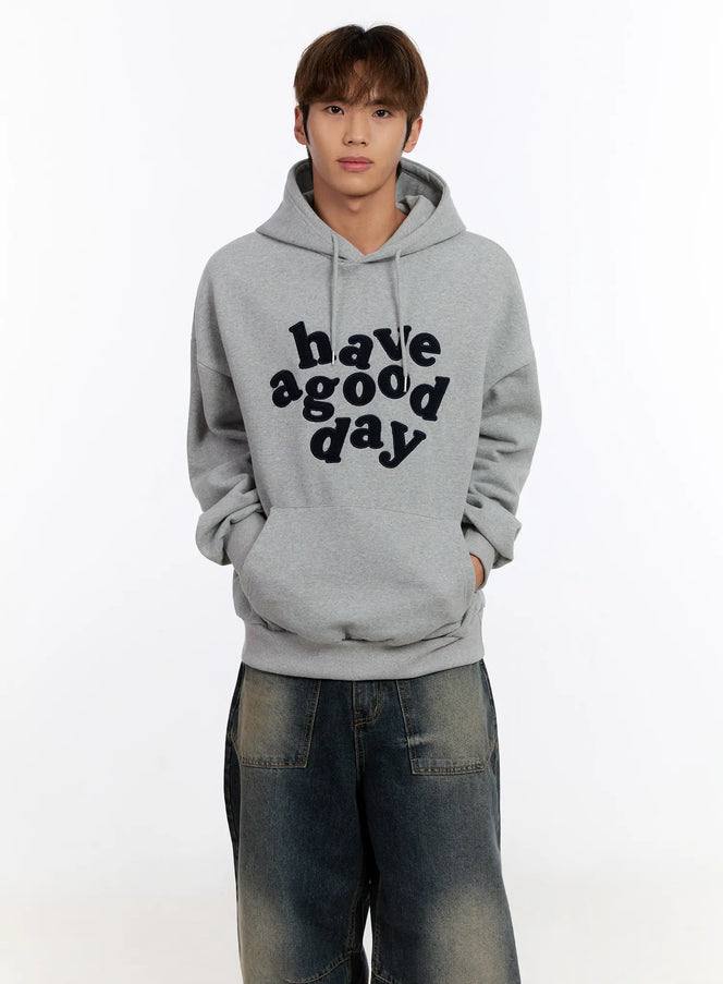mens-good-day-casual-hoodie-in524 / Gray