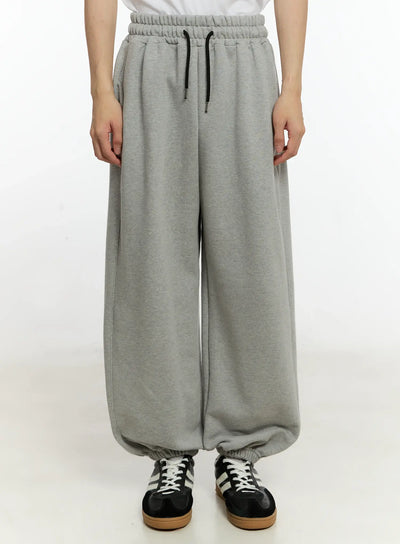 mens-versatile-balloon-fit-sweatpants-io531 / Gray