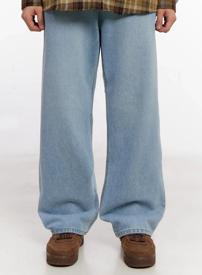 mens-relaxed-fit-jeans-io528 / Light blue