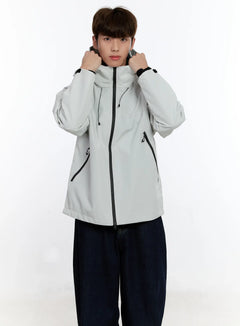 mens-lightweight-windbreaker-jacket-is530 / Light gray