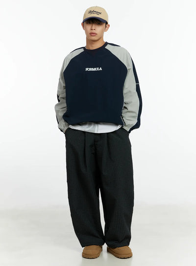 mens-racing-nylon-colorblock-drawstring-sweatshirt-if511