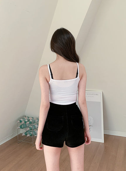 A Basic Slim Mini Sleeveless L1002
