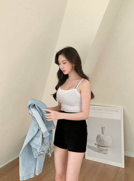 A Basic Slim Mini Sleeveless L1002