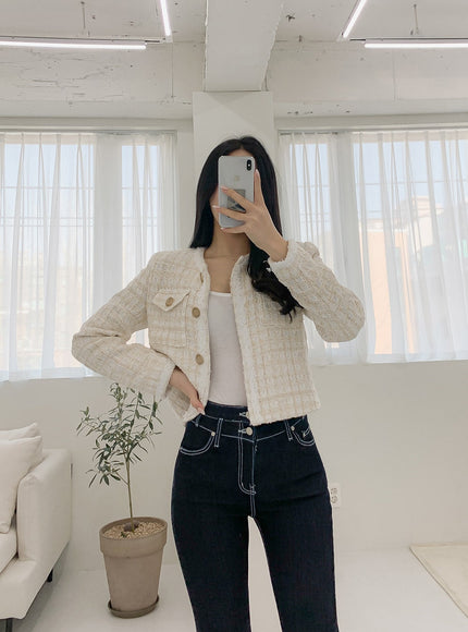 High Waist Bootcut Jeans IM12